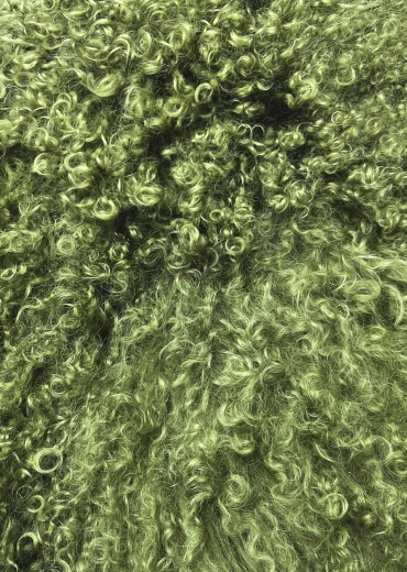 Пластина из ламы зеленая 