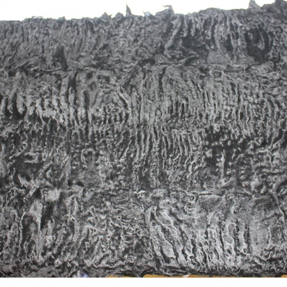 Пластины из афганского каракуля черные