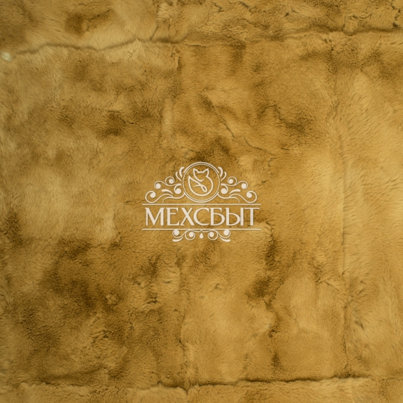 Пластины из кролика рекса бежевые