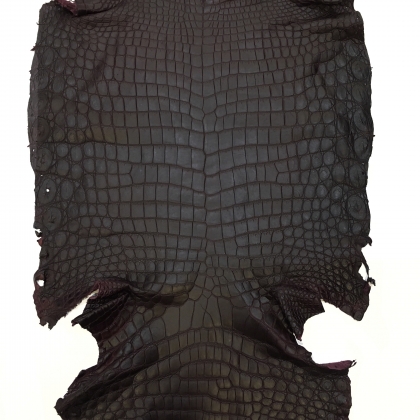 Крокодил бордовый одежный
