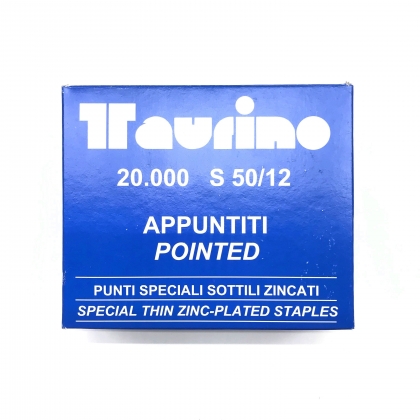 Скобы TAURINO s 50/12- для пневмопистолета OMER (20000шт)