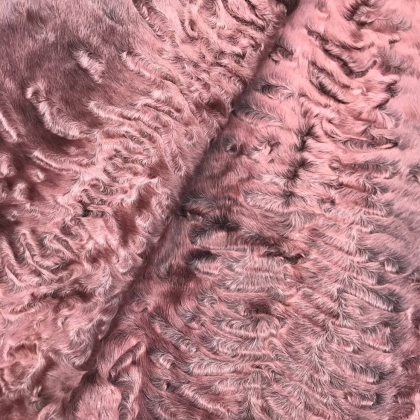 Каракуль афганский Марсала розовая