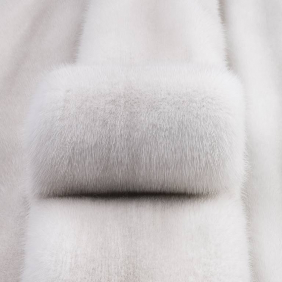 Норка белая коротковорсовая (цвет на заказ)