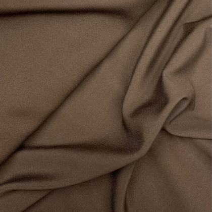Ткань подкладочная креп коричневый Италия